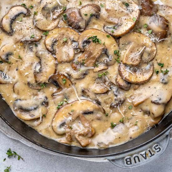 CREAMY SAUTEED MUSHROOM