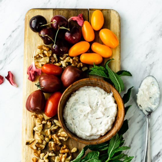 Vegan Whipped Feta Cheese