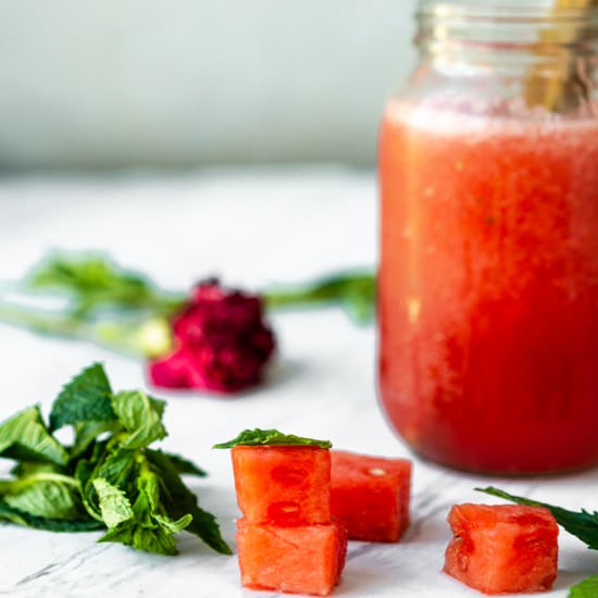 Easy Watermelon Slushie