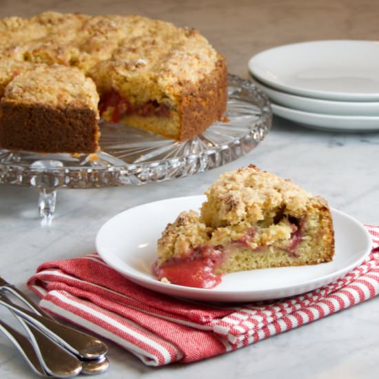 Strawberry Streusel Cake