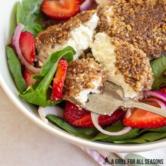 Pecan Crusted Goat Cheese