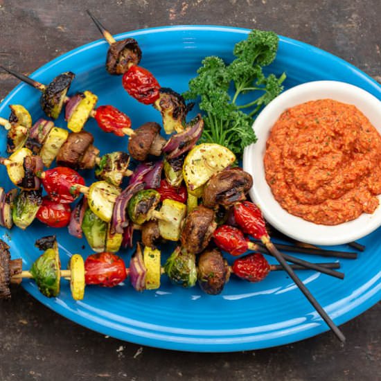 Grilled Vegetable Kabobs