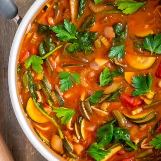 Vegan Minestrone Soup