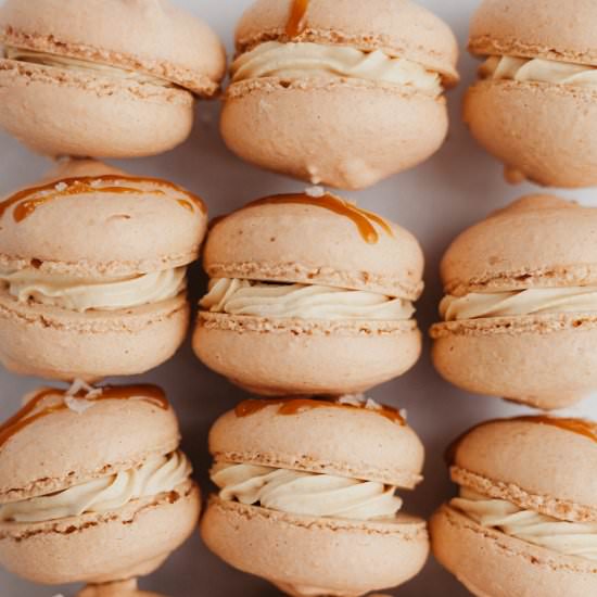 Salted Caramel Macarons