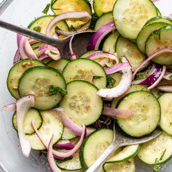 Mediterranean Cucumber Salad