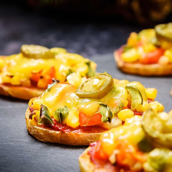 Vegan Cheesy Potato Pizzas