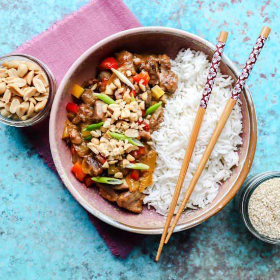 Kung Pao Chicken (Slow Cooker)