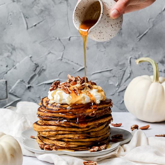 Sourdough Pumpkin Pancakes