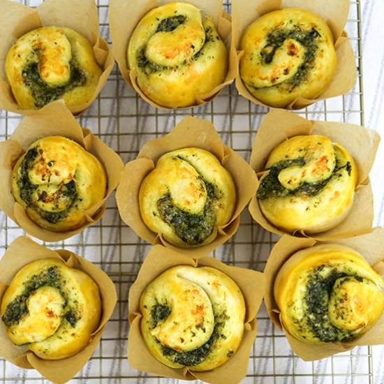 Pesto Cupcakes