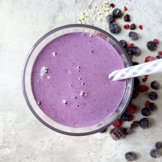 Vegan Mixed Berry Smoothie