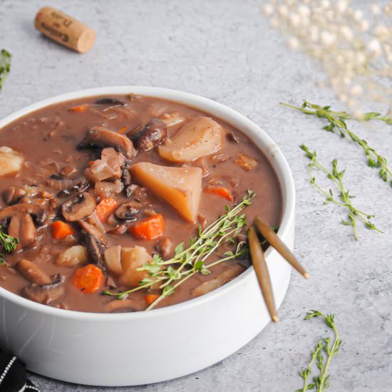 Hearty Mushroom Stew with Potatoes