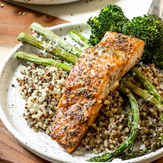 Healthy Oven Baked Salmon