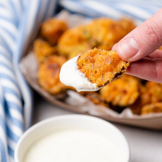 Keto Fried Pickles
