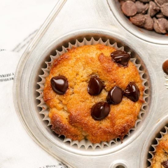 Almond Flour Banana Muffins