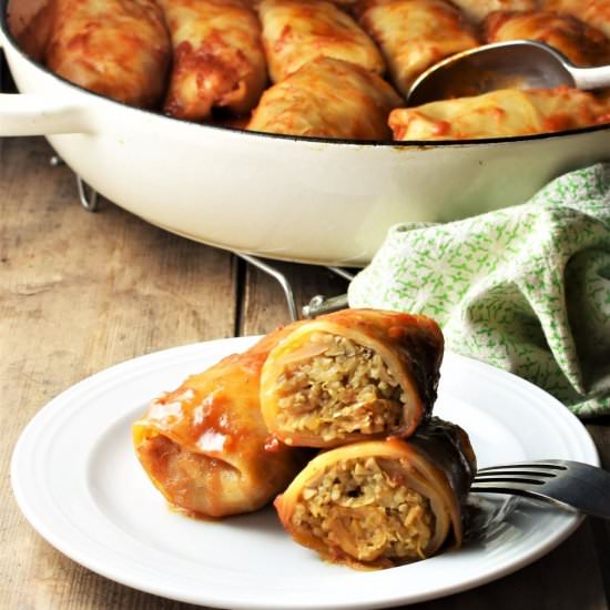Sauerkraut Cabbage Rolls