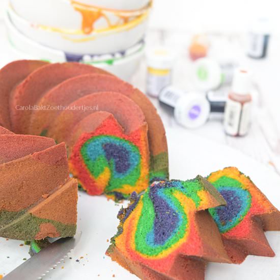 Easy rainbow cake