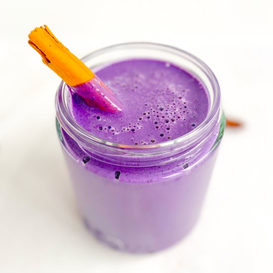 Vegan Blueberry Protein Smoothie