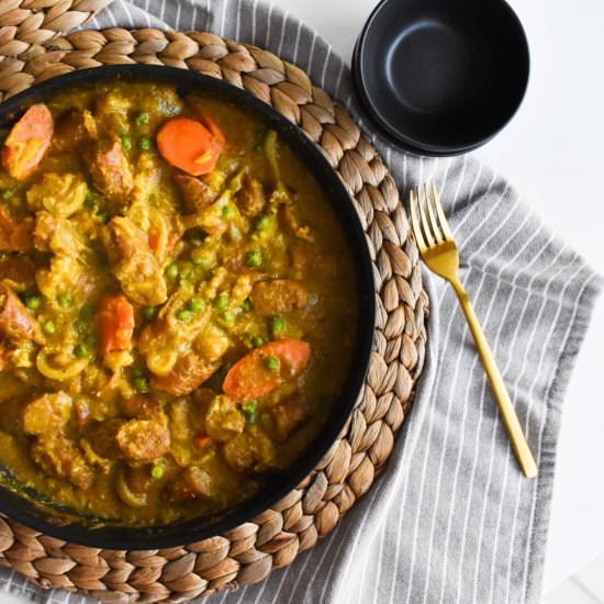 Curried Sausages