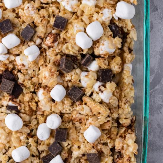S’mores Rice Krispie Treats