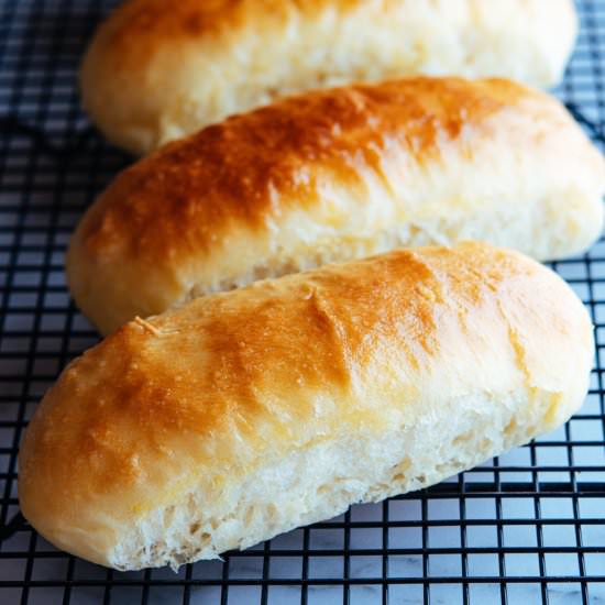 Brioche Hot Dog Buns