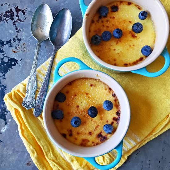 Pressure cooker creme brulee