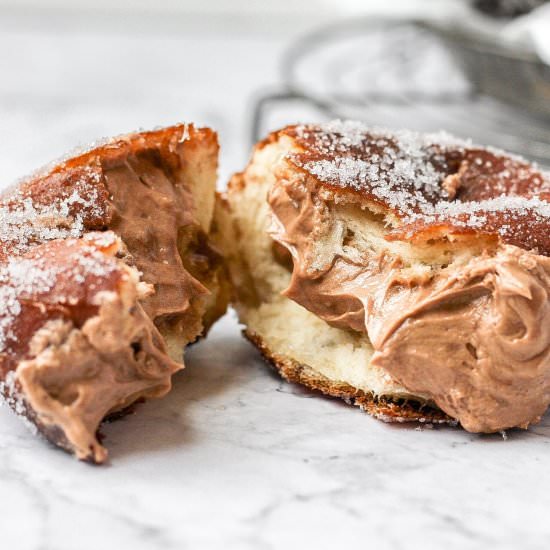 Nutella Sourdough Donuts