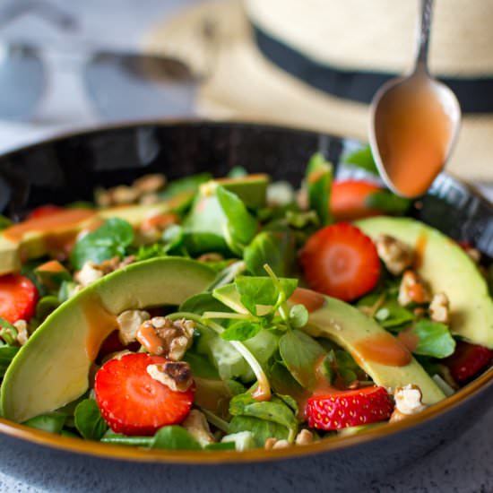 Watercress & Strawberry Salad