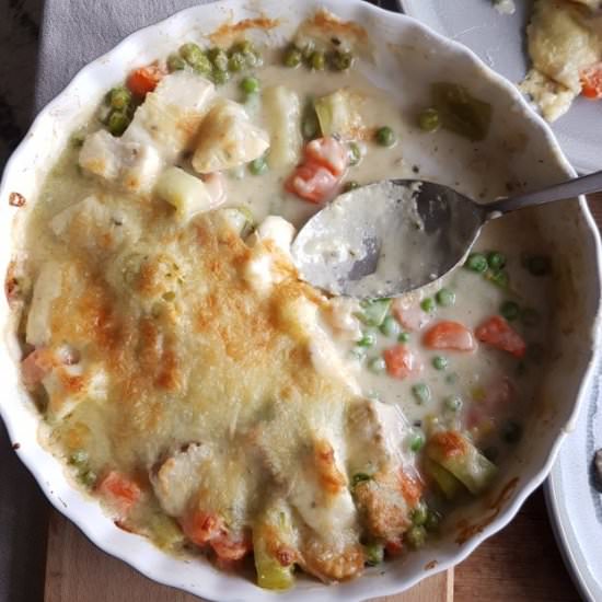 Seafood Gnocchi Bake