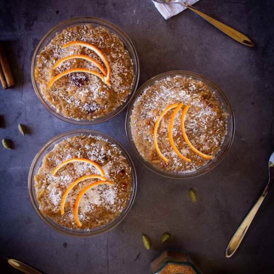 Cardamom Rice Pudding