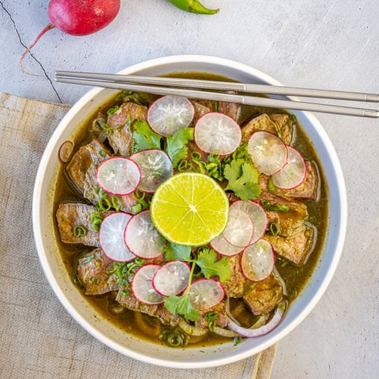 Steak Aguachile Verde