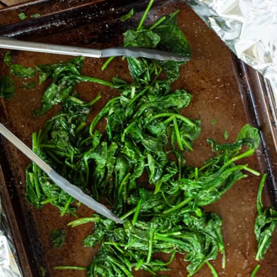 Grilled Spinach