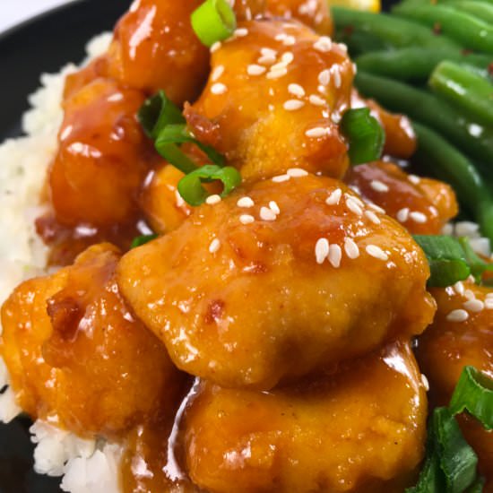 Low Carb Keto Orange Chicken