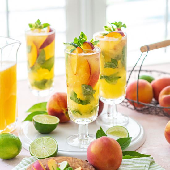 Peach Mojitos