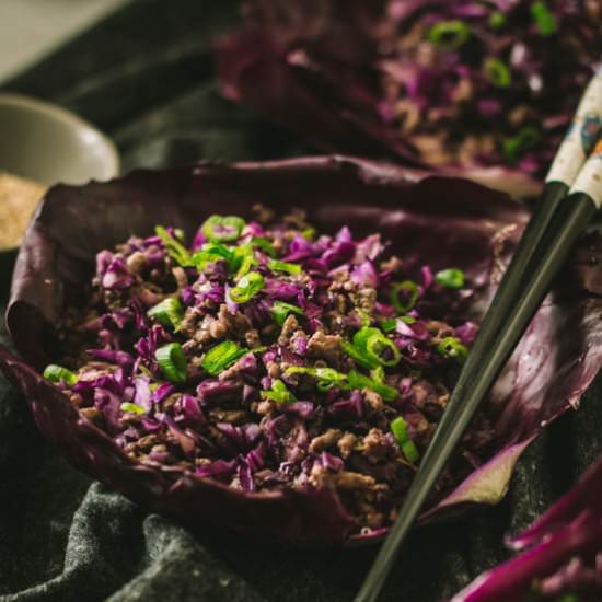 Korean Beef with Cabbage