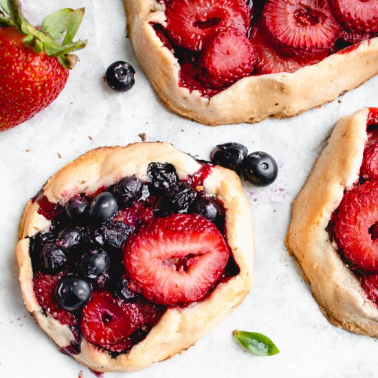 Mixed Berry Galettes