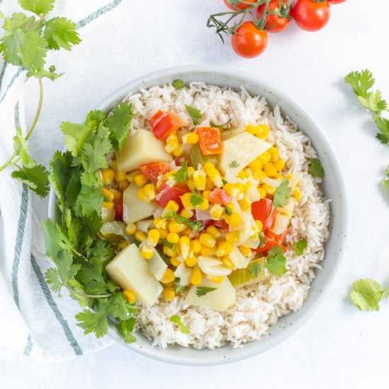 VEGAN CORN CHOWDER