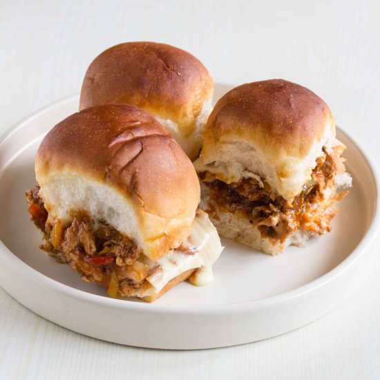 BBQ Pulled Chicken Sliders