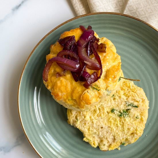 Welsh Rarebit Scones