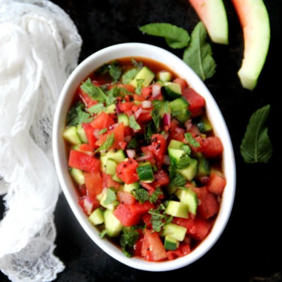Tempered Watermelon Salad
