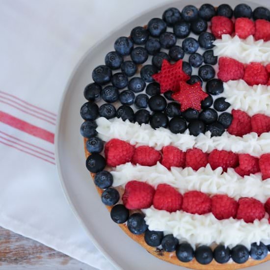 Patriotic Lemon Cake