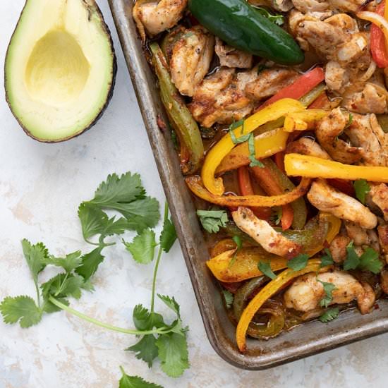 Keto Chicken Fajitas