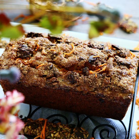 Easy Spelt Carrot Bread