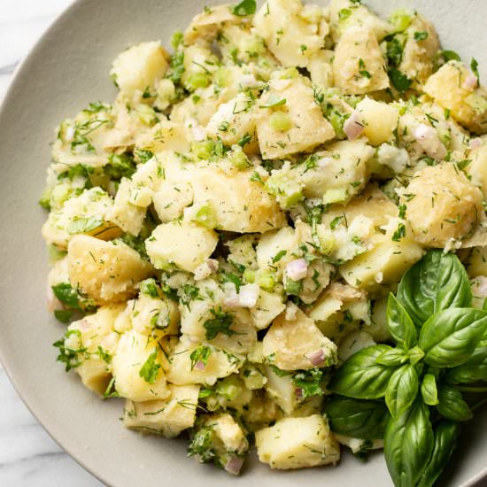 no mayo potato salad