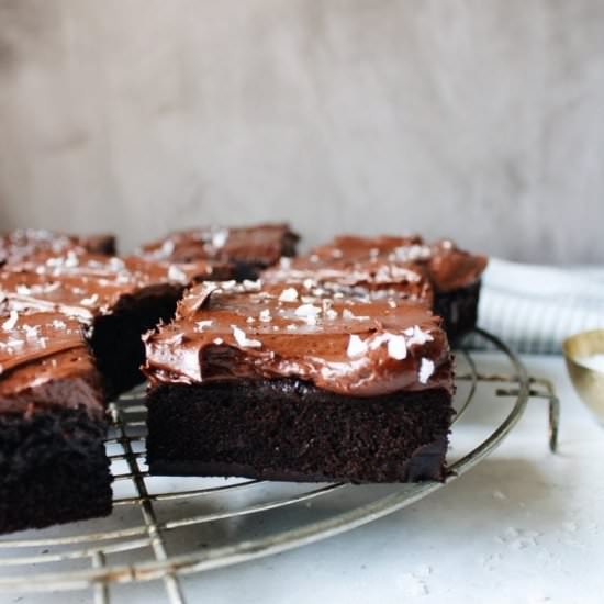 Espresso Sea Salt Brownies