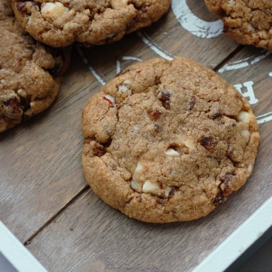 Strawberry White Chocolate Cookies