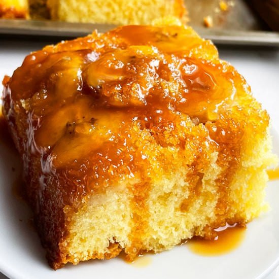 Banana Upside Down Cake