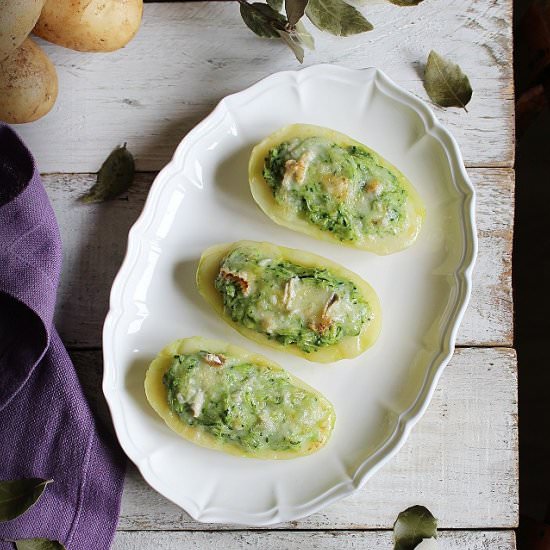 Potatoes stuffed