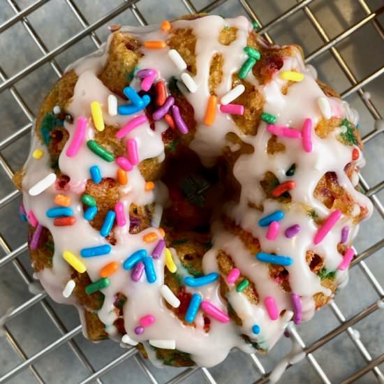 Funfetti Mini Bundt Cakes