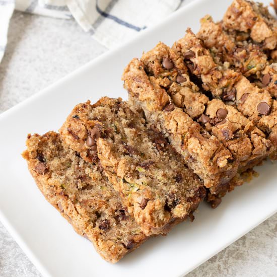 Chocolate Chips zucchini bread