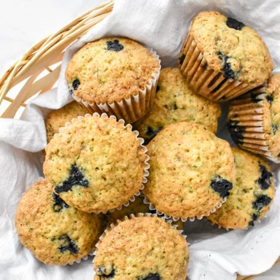 Blueberry Zucchini Muffins